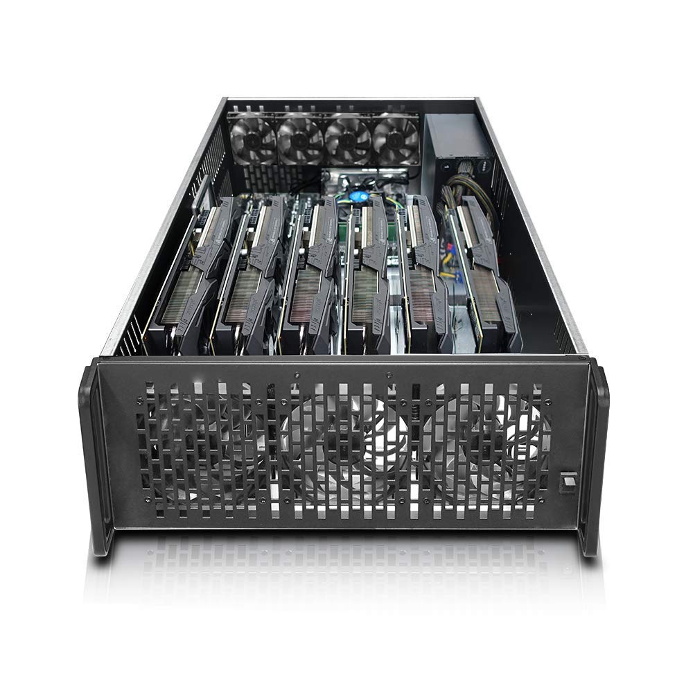 Serveur 19′, 2U ou 4U 4 à 8 GPU